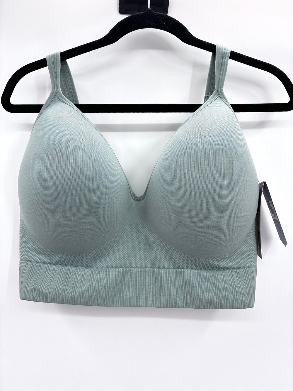 Avia Molded Cup Sports Bra Eucalyptus Green Medium Support Seamless XXXL NWT